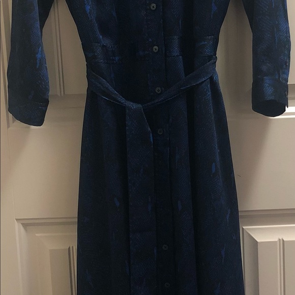 Banana Republic size 6 blue long dress - Picture 8 of 9
